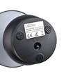 Oppladbar LED bordlampe - Sort, Ø15cm, 22cm høy, touch dimbar, 3-i-1, IP20 innendørs