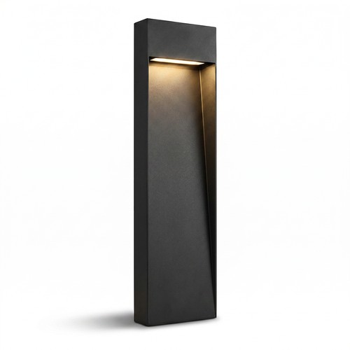 Sort hagelampe - 11W, 80 cm, IP65 utendørs, inkl. lyskilde
