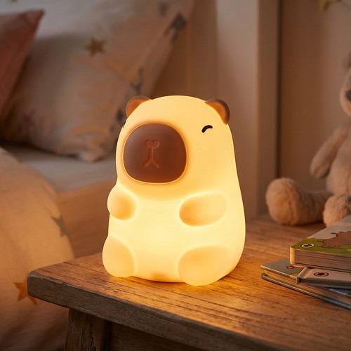 MOCHI Kapivar nattlampe - Silikon, fargeskift + varmhvit
