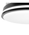 60W LED taklampe med vifte - CCT, sort, inkl. fjernkontroll