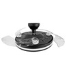 60W LED taklampe med vifte - CCT, sort, inkl. fjernkontroll