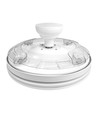 60W LED taklampe med vifte - CCT, hvit, inkl. fjernkontroll