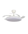 60W LED taklampe med vifte - CCT, hvit, inkl. fjernkontroll