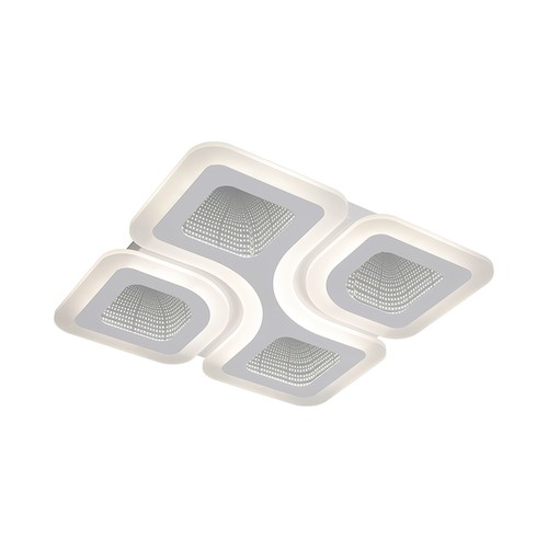 70W LED taklampe dimbar - CCT 3-i-1, hvit, inkl. fjernkontroll, dekorativ taklampe
