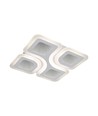 70W LED taklampe dimbar - CCT 3-i-1, hvit, inkl. fjernkontroll, dekorativ taklampe