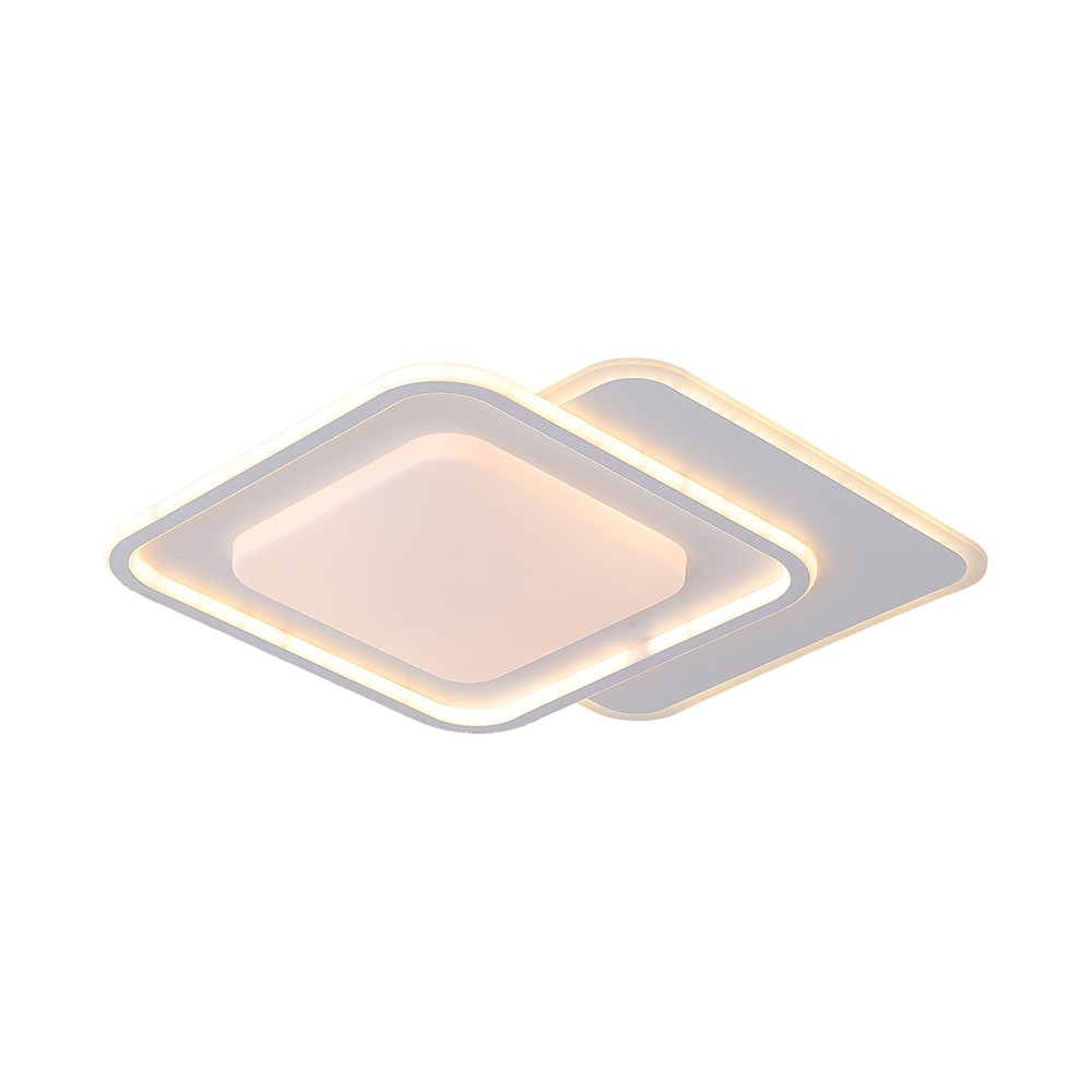 V-Tac 60W LED taklampe - CCT 3-i-1, dimbar, hvit, inkl. fjernkontroll - Kulør : 3-i-1