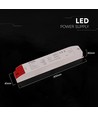 100W / 24V DC strømforsyning til LED-strips - 4.17A, IP44 våtrom