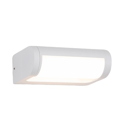 V-Tac 10W LED vegglampe - Hvit, IP65, Cree chip, 3000K, 6 års garanti