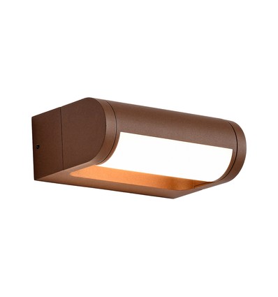 V-Tac 10W LED justerbar vegglampe - IP65, Corten farge, Cree chip, 3000K, 6 års garanti