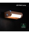V-Tac 10W LED justerbar vegglampe - IP65, Corten farge, Cree chip, 3000K, 6 års garanti