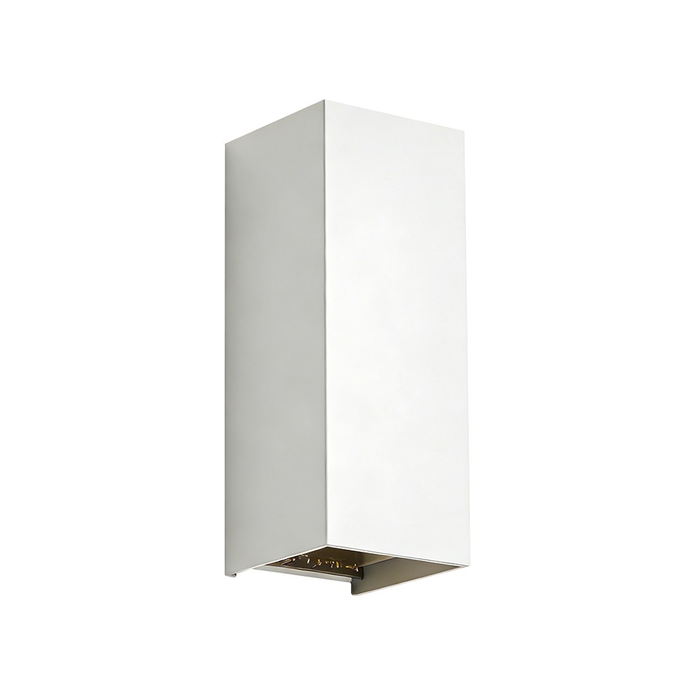 10W LED vegglampe - 3-i-1 CCT, IP65, hvit, opp/ned lys - Kulør : 3-i-1
