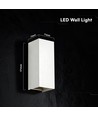 10W LED vegglampe - 3-i-1 CCT, IP65, hvit, opp/ned lys