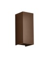 10W LED vegglampe - 3-i-1 CCT, Corten stål, IP65, opp/ned lys