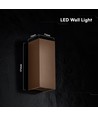 10W LED vegglampe - 3-i-1 CCT, Corten stål, IP65, opp/ned lys