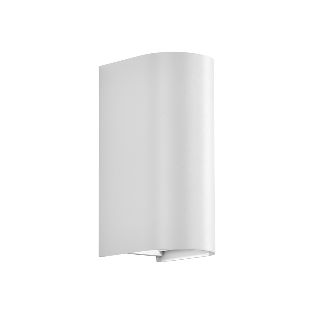 10W LED vegglampe - 3-i-1 CCT, hvit armatur, IP65, opp/ned lys - Kulør : 3-i-1