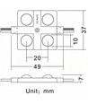 Vanntett LED modul - 1,44W, IP68, 12V, Perfekt til skilt og spesialløsninger