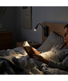 3W LED sengelampe med USB-lading - USB-A og USB-C, CREE-chip, sort, inkl. lyskilde