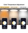 4 stk. RGB+CCT Smart Home downlight - 5W LED, Bluetooth, Google Home & Alexa