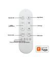 4 stk. RGB+CCT Smart Home downlight - 5W LED, Bluetooth, Google Home & Alexa
