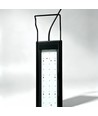 60-80 cm akvarie armatur - 18W LED, hvit/blå/rød/grøn/lilla, justerbar lengde, IP66
