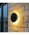 DOME vegglampe 12W - CCT, IP65, sort