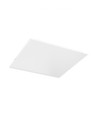 60x60 bakbelyst LED-panel, 36W - Hvit kant