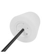 Oppladbar RGBW LED bordlampe med solcelle - Hvit, fjernkontroll