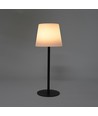 Oppladbar RGBW LED bordlampe med solcelle - Hvit, fjernkontroll