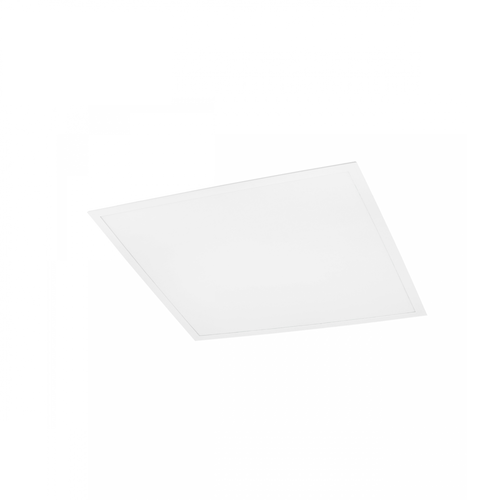 60x60 bakbelyst LED-panel, 40W - 115lm/W, 5 års garanti, hvit kant