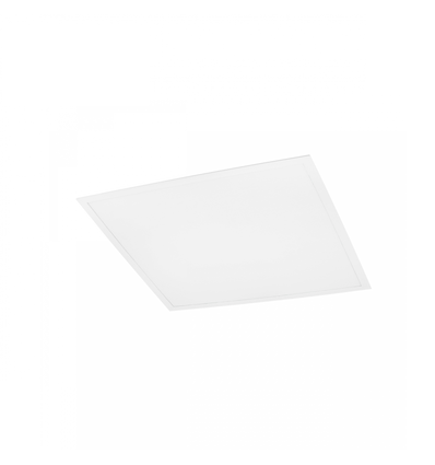 60x60 bakbelyst LED-panel, 40W - 115lm/W, 5 års garanti, hvit kant