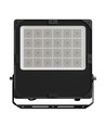 300W LED-lyskaster med justerbar watt - Asymmetrisk lys, IP66 utendørs, IK08, sort