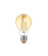 E27 10W LED filamentpære - A60, ekstra ekstra varm hvit, bronse glass