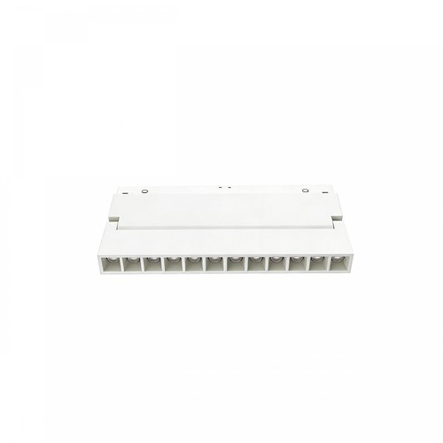 12W System Shift Grid S justerbar lineær skinnespot - CCT switch, hvit, 22,5 cm, 48V