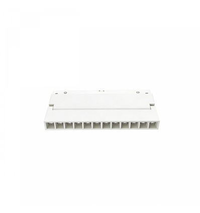 12W System Shift Grid S justerbar lineær skinnespot - CCT switch, hvit, 22,5 cm, 48V