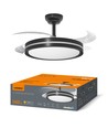 Taklampe med skjult vifte - RA90, CCT, 60W, sort