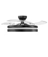 Taklampe med skjult vifte - RA90, CCT, 60W, sort