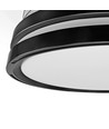 Taklampe med skjult vifte - RA90, CCT, 60W, sort