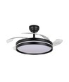 Taklampe med skjult vifte - RA90, CCT, 60W, sort