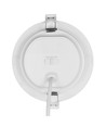 9W Dure 3 LED taklampe - CCT, IP54, Ø128mm, hvit, 110° spredning