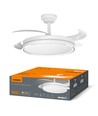 Taklampe med skjult vifte - RA90, CCT, 60W, hvit