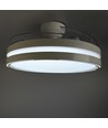 Taklampe m. skjult vifte - RA90, CCT, 60W, hvit
