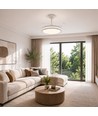 Taklampe med skjult vifte - RA90, CCT, 60W, hvit