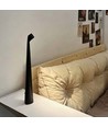 Oppladbar LED bordlampe - Svart, inne/ute, 3-trinns dimbar, IP44, 40 cm