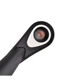 Oppladbar LED bordlampe inne/ute - Sort, 40cm høy, 3-trinns dimbar, IP44 utendørs