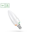E14 6W LED kronepære - C37, CCT, 3-trinns watt-justering, inkl. lyskilde