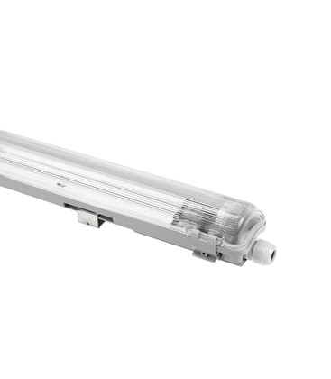Limea T8 LED armatur - Til 1x 120 cm LED rør, IP65 vanntett, gjennomgangskobling