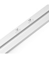 120cm 38/32/24W lysskinne - CCT, Hvit, taklampe til kontor, inkl. wireoppheng