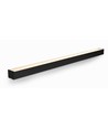 120cm 38/32/24W LED lysskinne - CCT, Sort, taklampe til kontor, inkl. wireoppheng