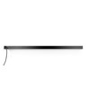 120cm 38/32/24W LED lysskinne - CCT, Sort, taklampe til kontor, inkl. wireoppheng