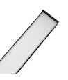 120cm 38/32/24W LED lysskinne - CCT, Sort, taklampe til kontor, inkl. wireoppheng